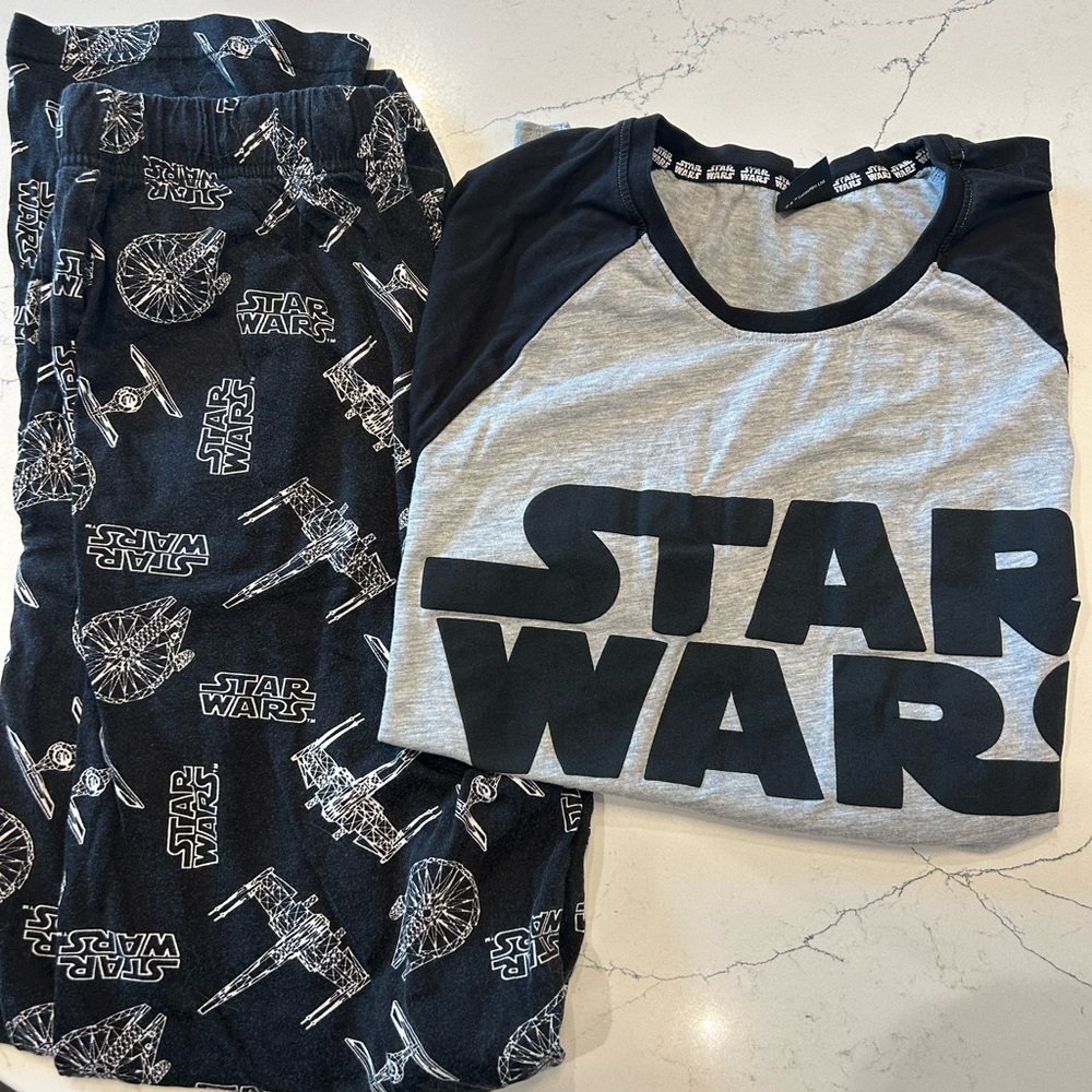 Star Wars Pajama Set - Black and Gray